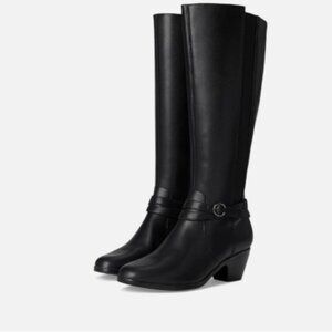 NEW IN BOX CLARKS Collection Shoes Emily2 Dream Black Leather Boots 7 M